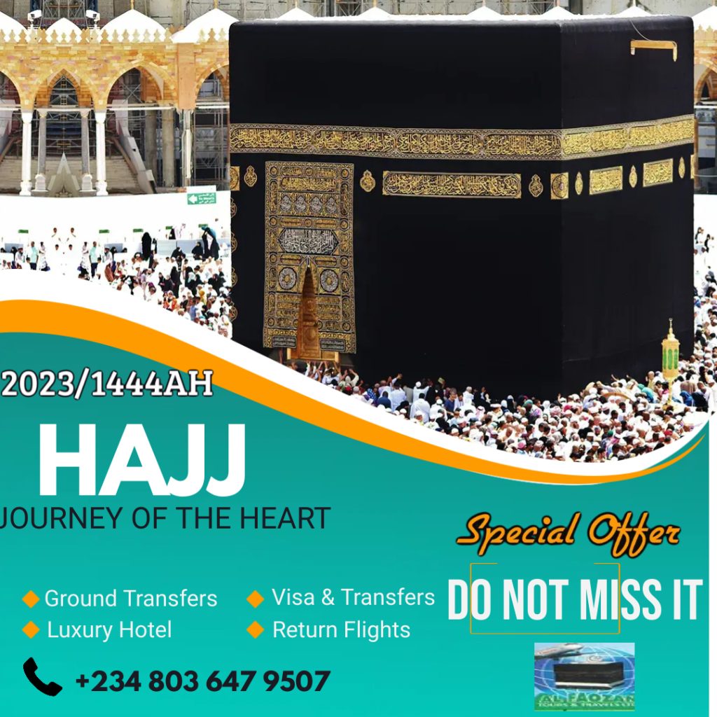 special offer for Hajj 2023 from Al-faozan tours and travels